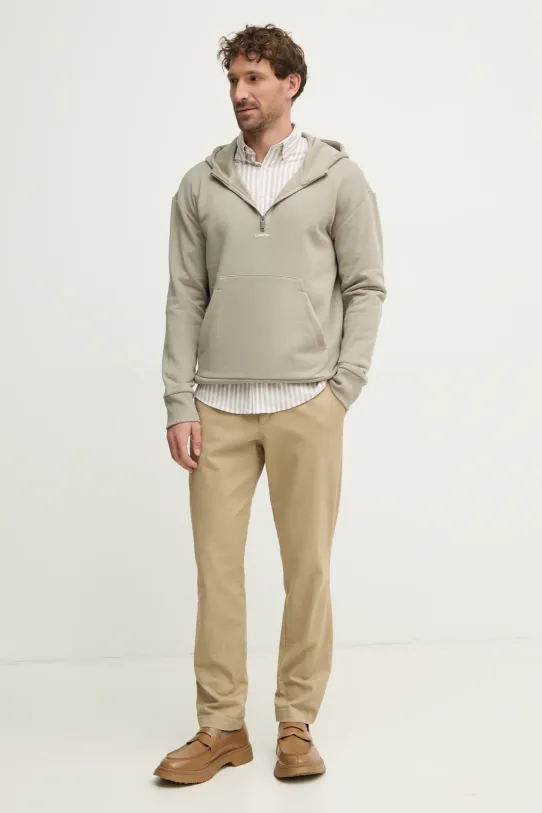 Calvin Klein bluza męska z kapturem gładka - obrazek 2