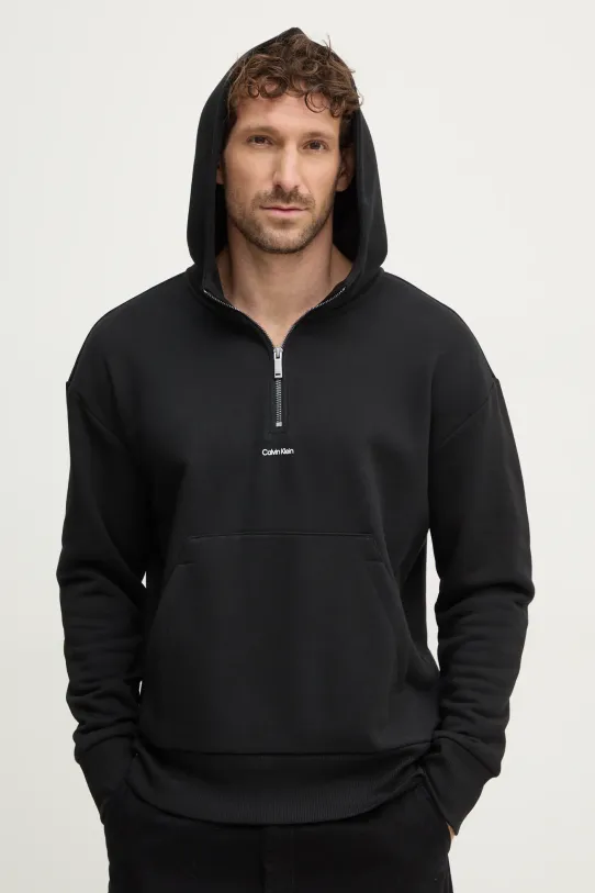 Calvin Klein bluza męska z kapturem gładka - obrazek 5